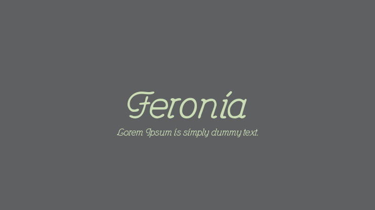 Feronia Font