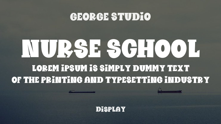 Nurse School Font