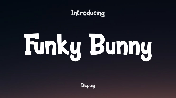 Funky Bunny Font
