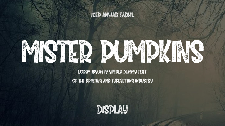 Mister Pumpkins Font Family
