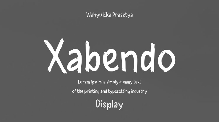 Xabendo Font