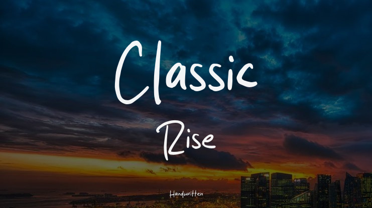 Classic Rise Font