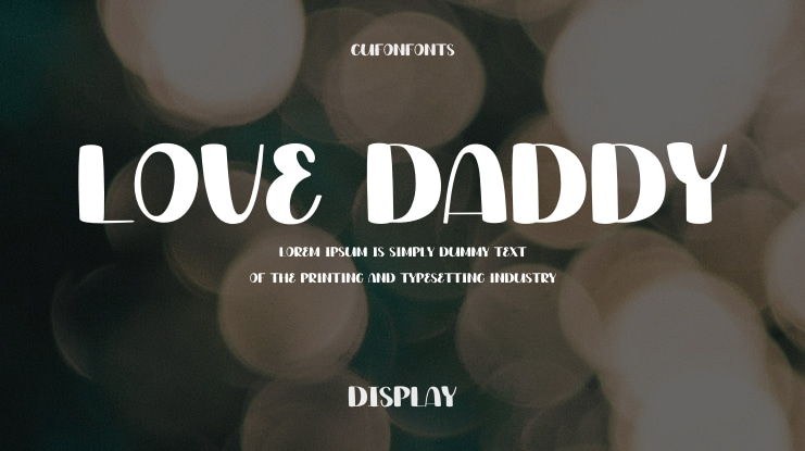 Love Daddy Font