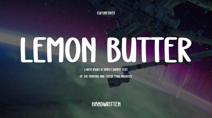 Lemon Butter Font