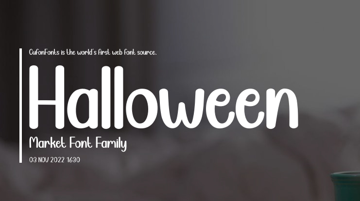 Halloween Market Font