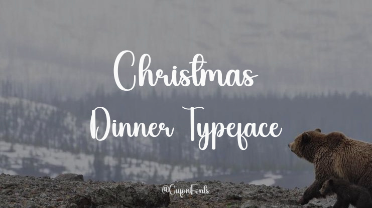 Christmas Dinner Font