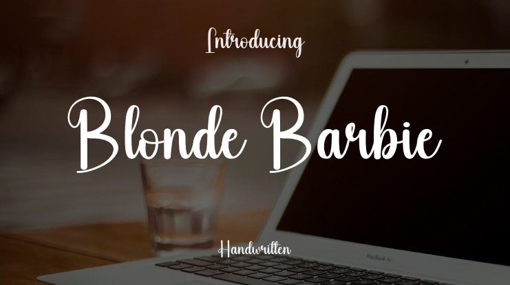 Blonde Barbie Font
