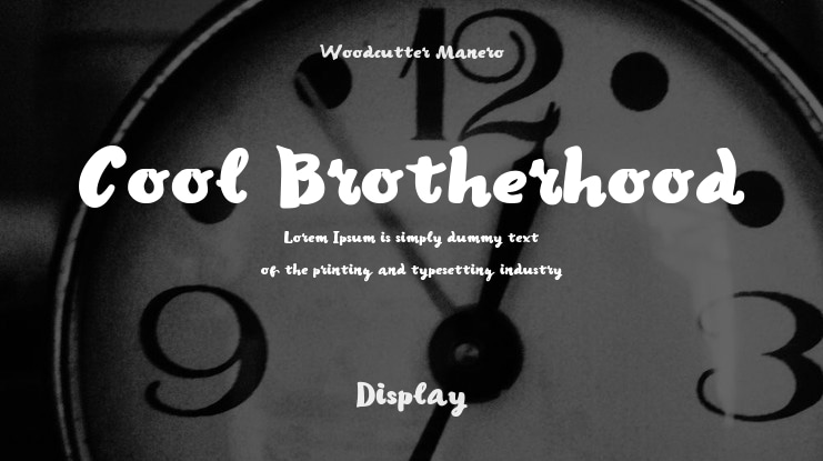 Cool Brotherhood Font
