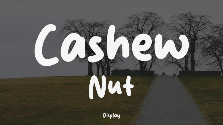 Cashew Nut Font