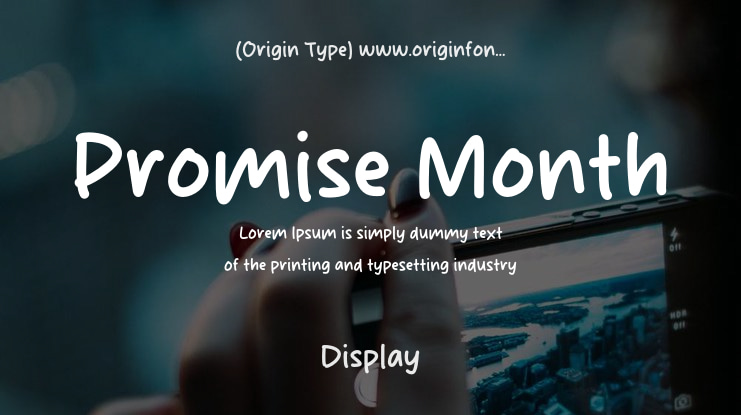 Promise Month Font