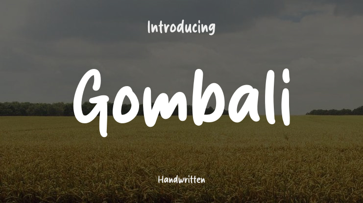 Gombali Font