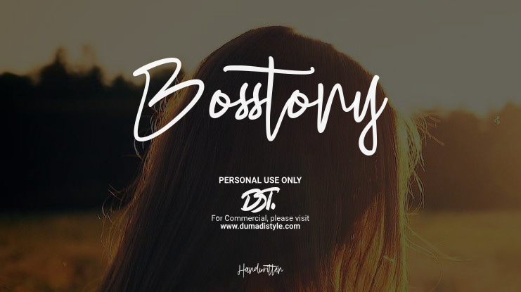 Bosstony 4 Font