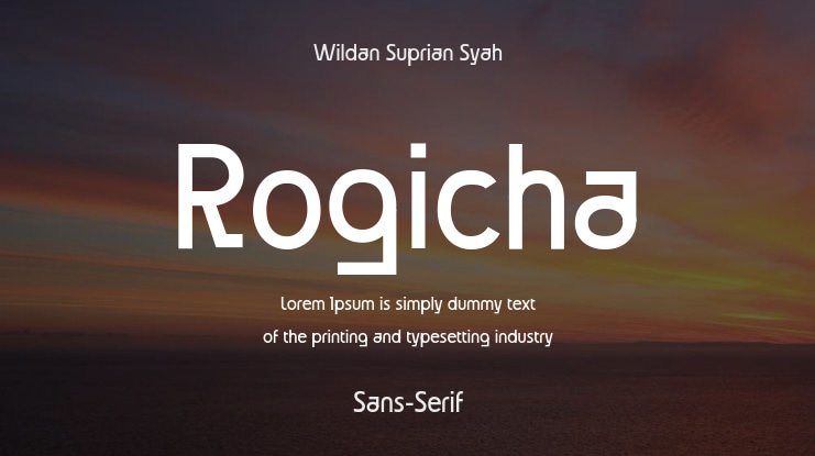 Rogicha Font
