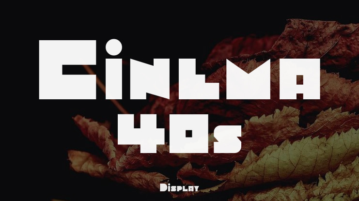 Cinema 40s Font