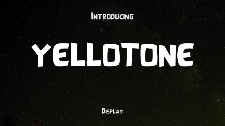 YELLOTONE Font