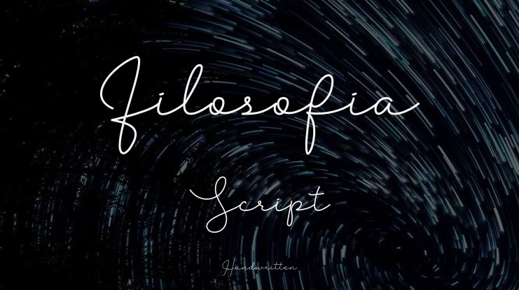Filosofia Script Font