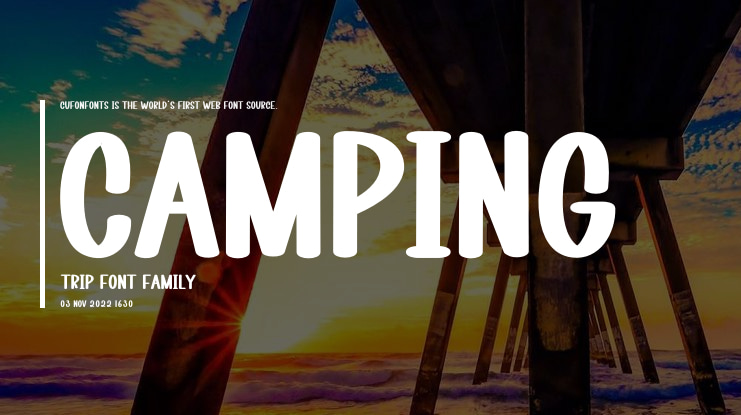 Camping Trip Font