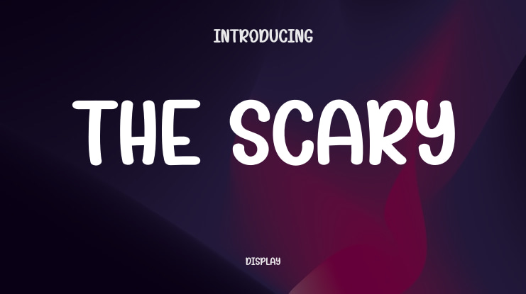 The Scary Font
