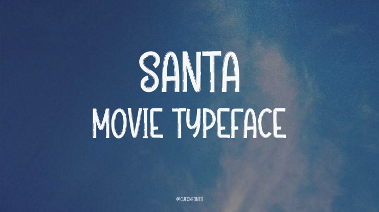 Santa Movie Font