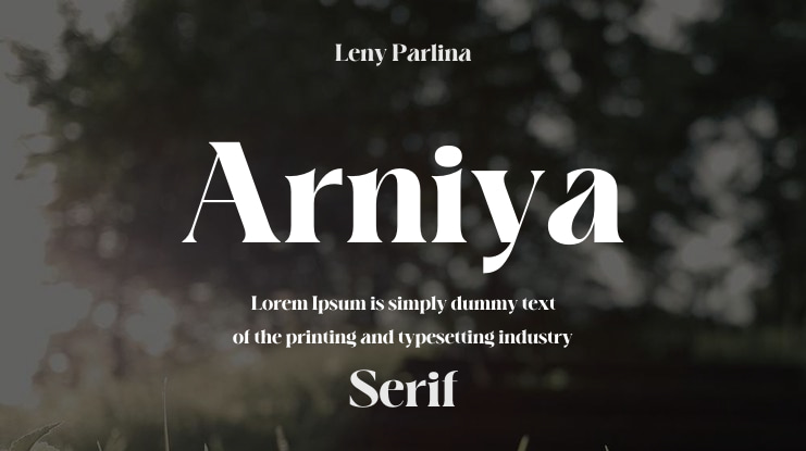 Arniya Font