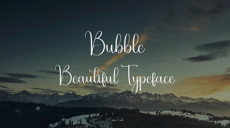 Bubble Beautiful Font