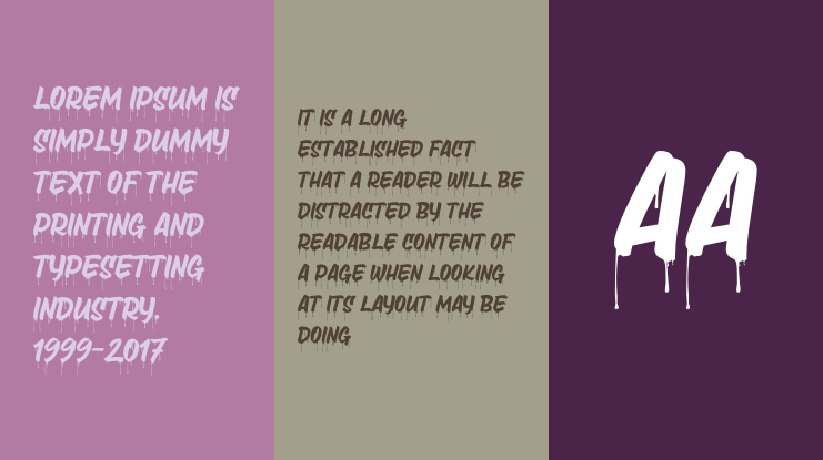 Death Markers Drip Font Family