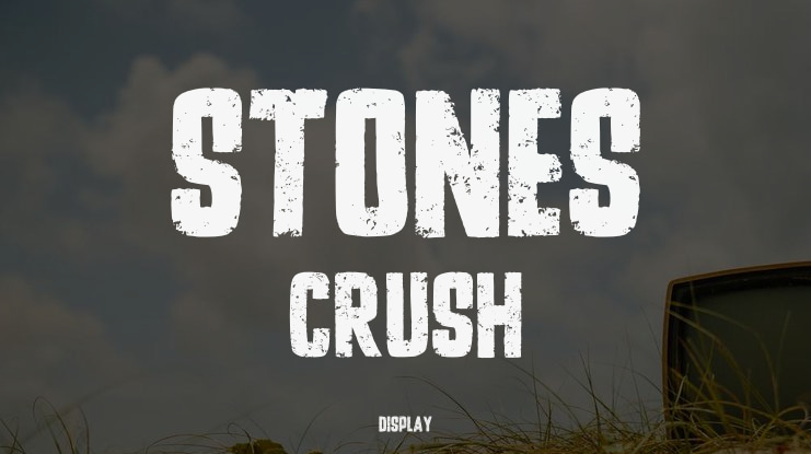 Stones Crush Font