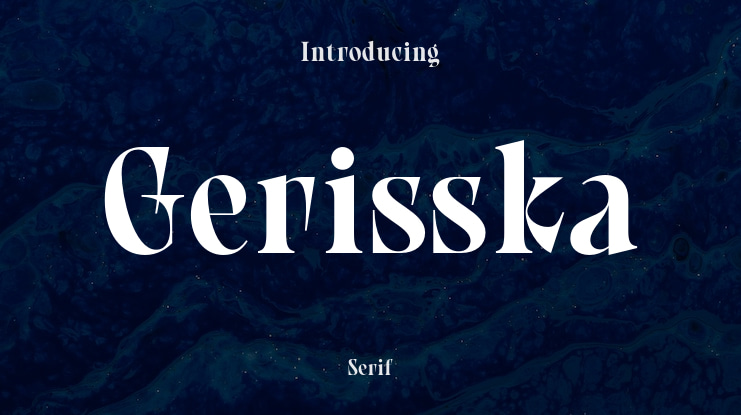 Gerisska Font