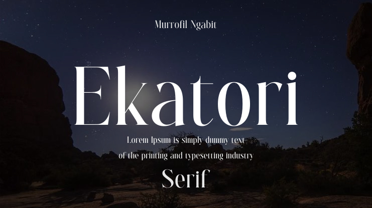 Ekatori Font
