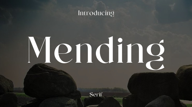 Mending Font