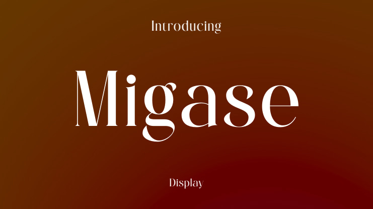 Migase Font