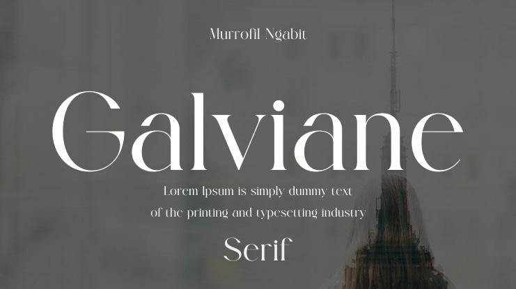 Galviane Font