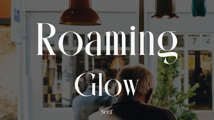 Roaming Glow Font