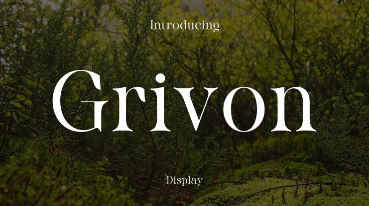 Grivon Font