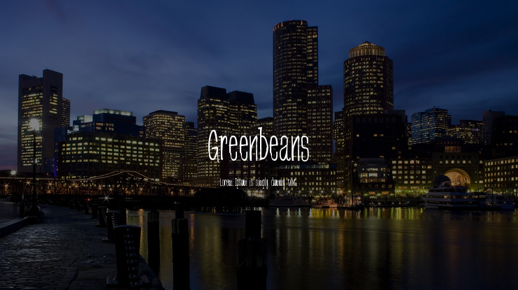 Greenbeans Font