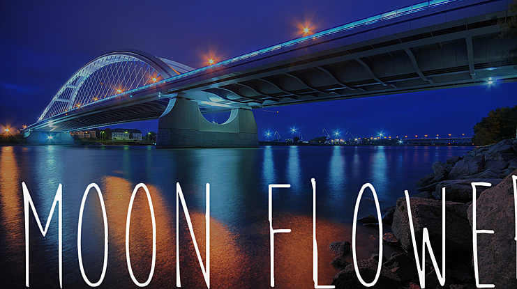 Moon Flower Font
