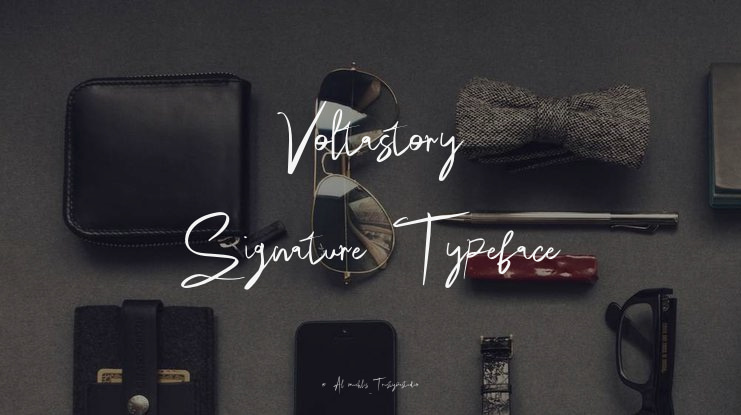 Voltastory Signature Font