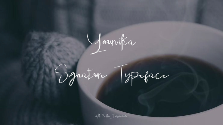 Yourvika Signature Font