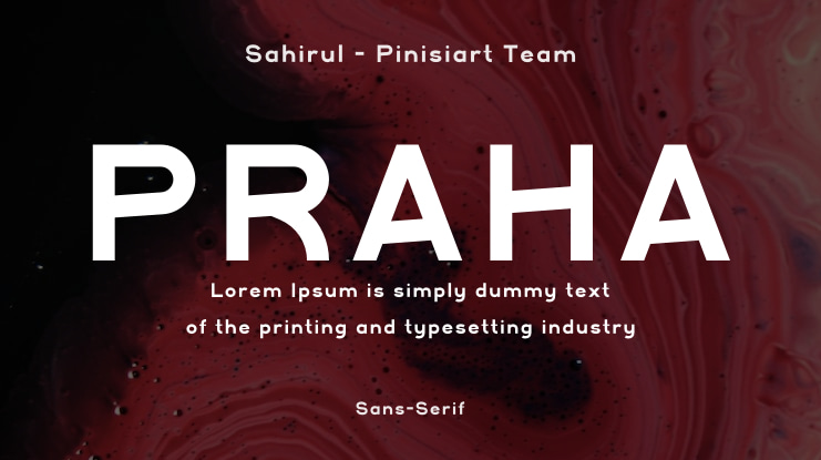 PRAHA Font