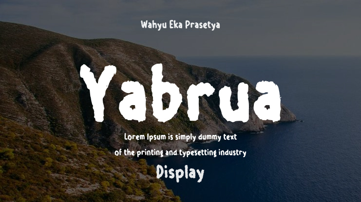 Yabrua Font