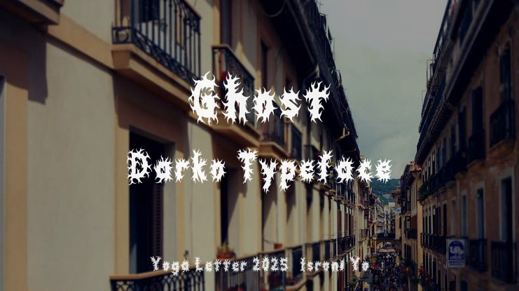Ghost Darko Font