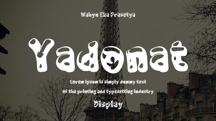 Yadonat Font