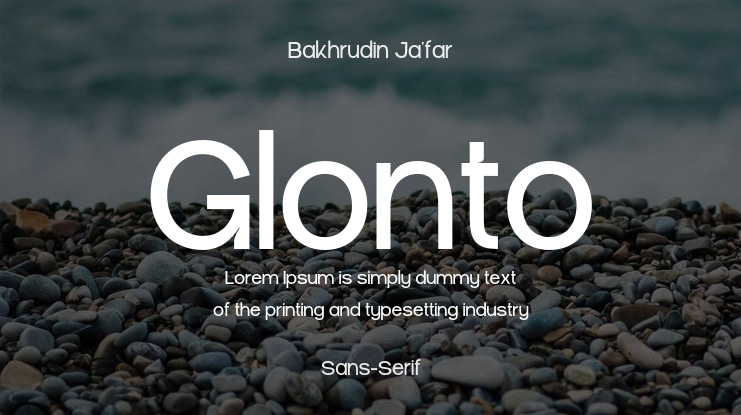 Glonto Font Family