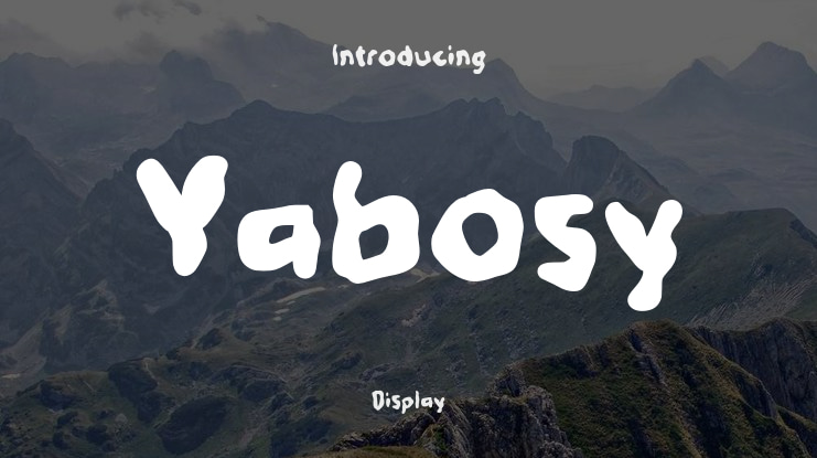 Yabosy Font