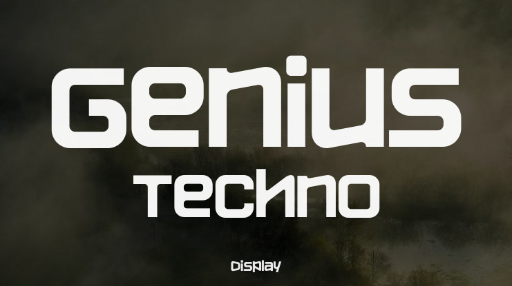 Genius Techno Font Family