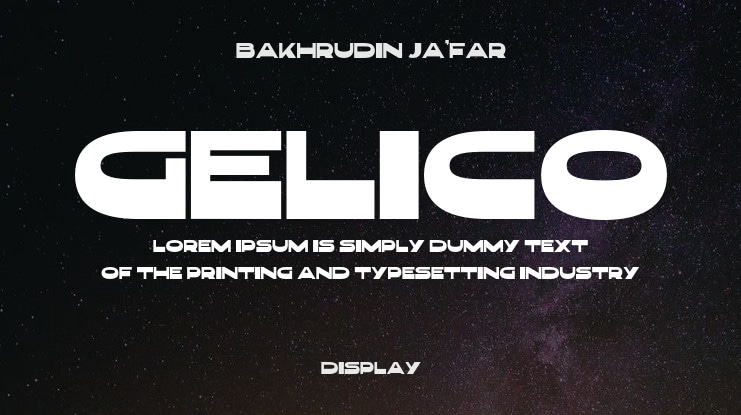 Gelico Font Family