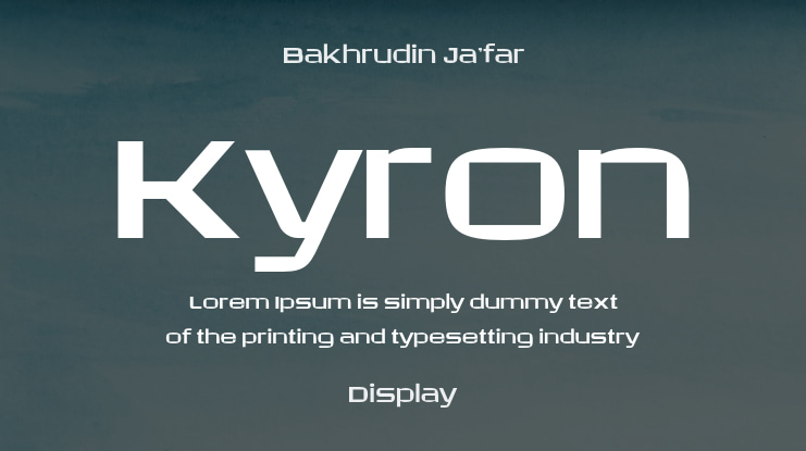 Kyron Font Family