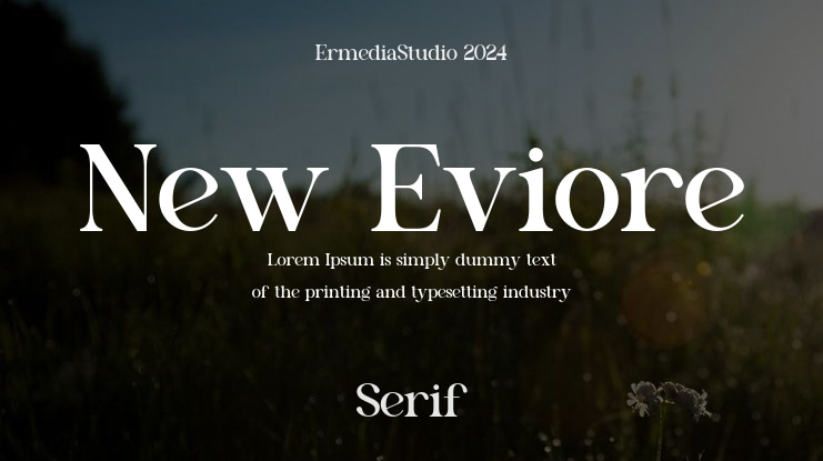 New Eviore Font