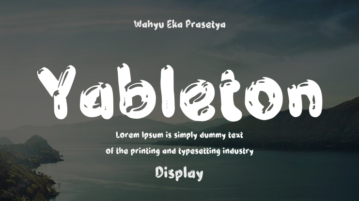 Yableton Font