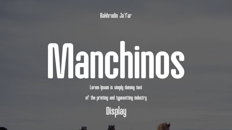 Manchinos Font Family